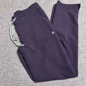 Figs women's Dark Purple scrub Pants